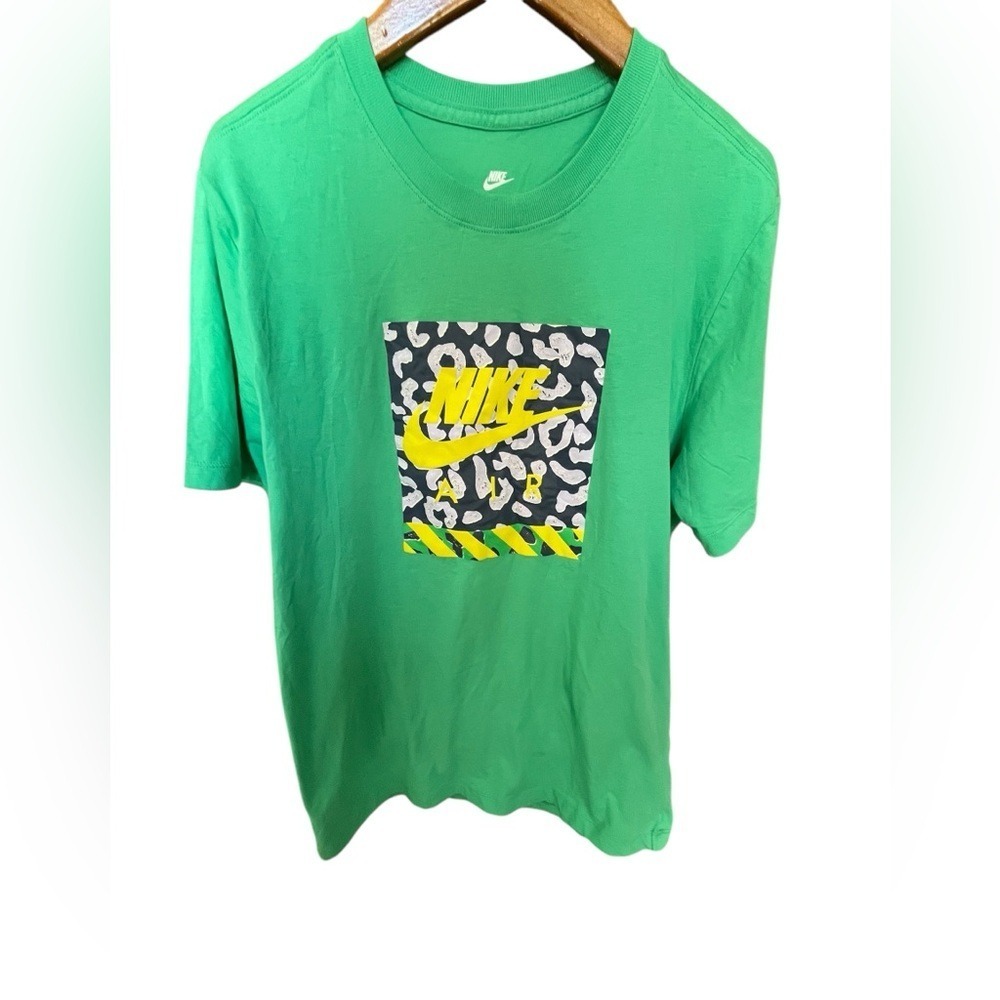 Nike Air Brandriffs Cheetah T-ShirtGreen Size Medium